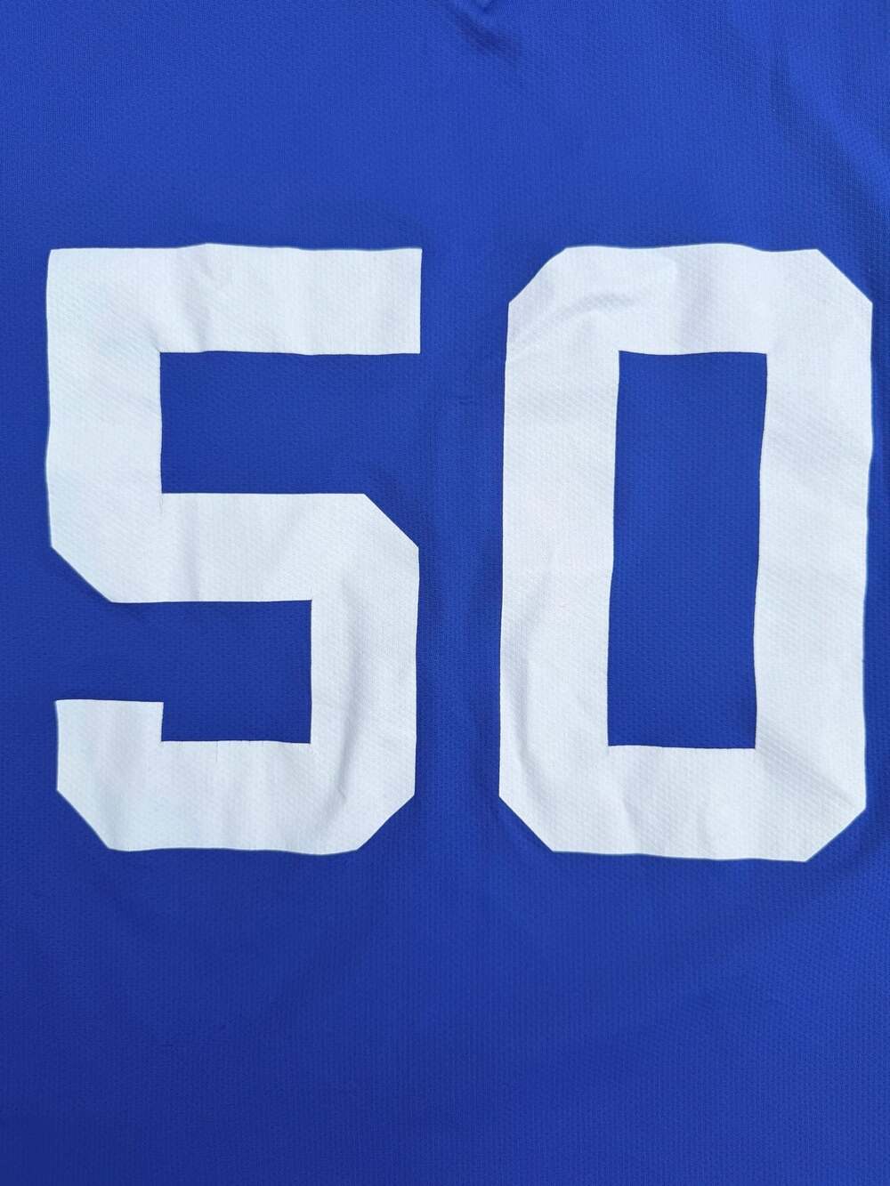 Wear The Pear Blue Hockey Practice Jersey Number 50 - Picture 3 of 9